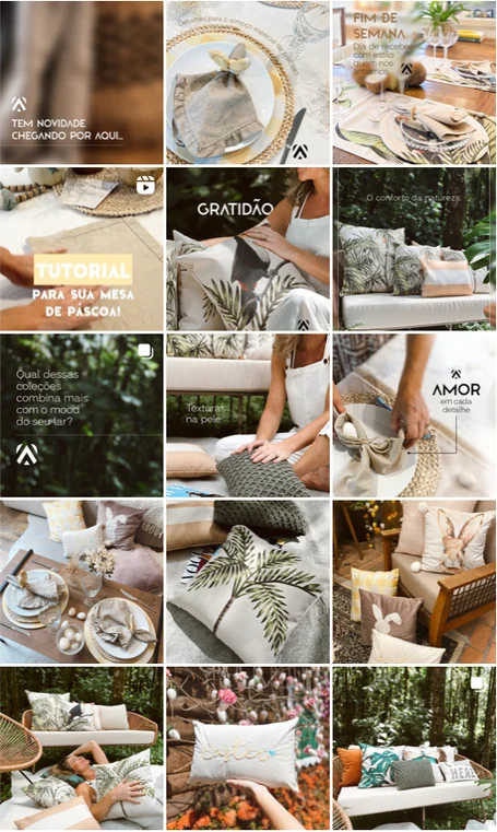 Feed do Instagram @amofadasoficial