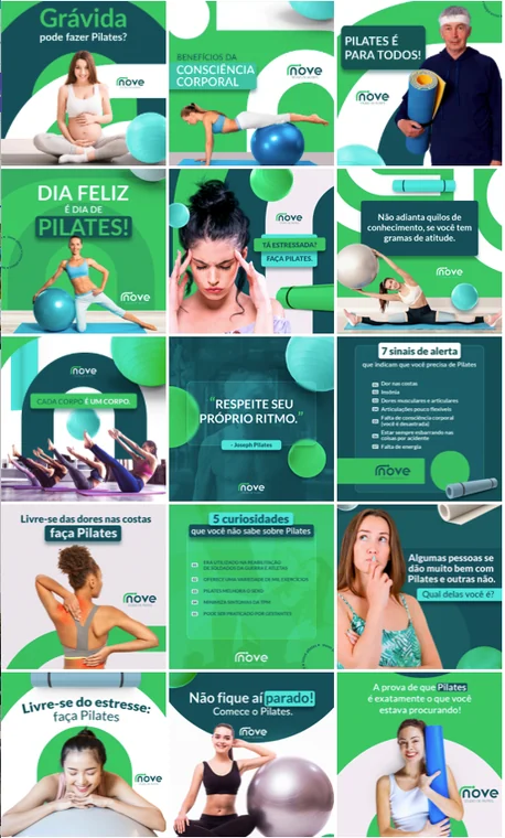Feed do Instagram @inovepilates