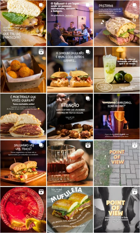 Feed do Instagram @sallumertapco