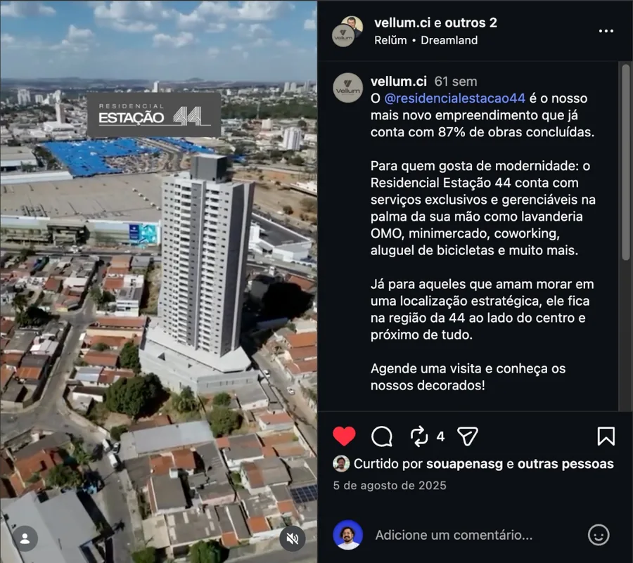 Reel do Residencial Estação 44