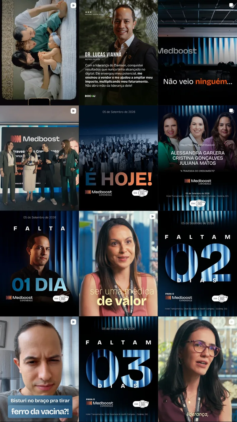 Feed do Instagram @drlucasvianna
